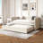 Twin Size Upholstered Daybed With Trundle-1360940042