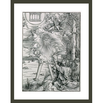 St. John Devouring the Book from the 'Apocalypse' or 'The Revelations of St. John the Divine' by Albrecht Dürer -Framed Giclee Print