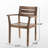 Schmitz 4 - Person Acacia Wood Patio Dining Set with Round Table