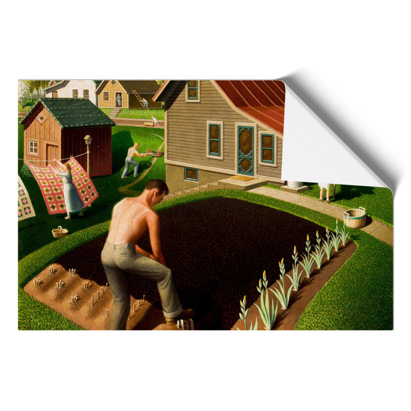 Spring in Town by Grant Wood - Frameless Print, 42cm H x 59cm W x 0.1cm D