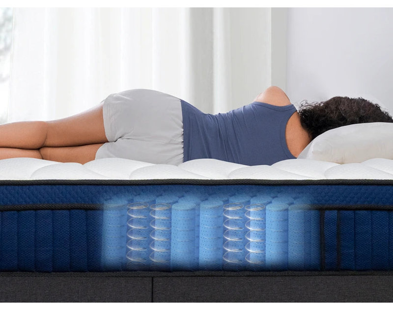 Matelas hybride à ressorts ensachés 10 po, Grand lit