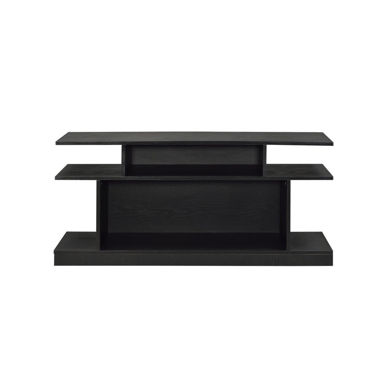Sollix Black Finish Accent Table