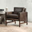 Fauteuil en cuir Chad-342404624