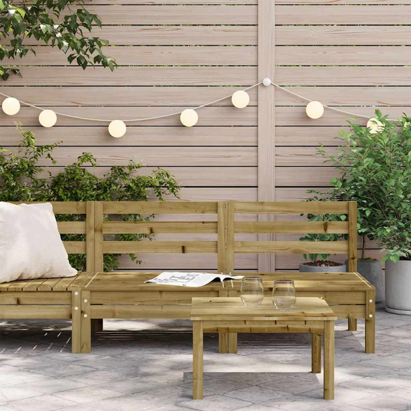 Tottenham 63.5cm Wide Wood Patio Sofa