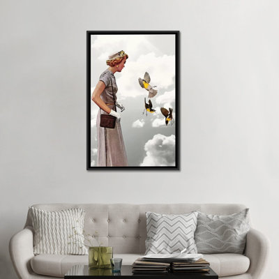 «Lady in Gray», impression sur toile