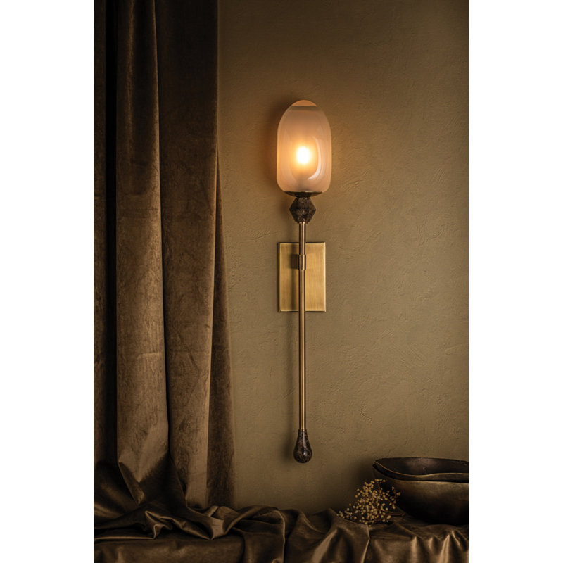 DAITH 1 Light Wall Sconce by Noz Nozawa for Corbett Lighting