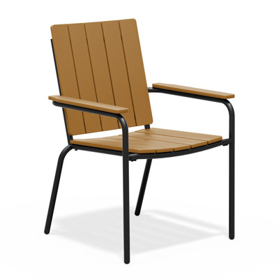 Polystyrene Outdoor Dining Chair Set Of 2
