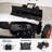 Balconera 36" Heavy Duty Snow Shovel with Wheels, Wheeled Snow Pusher for Driveway
