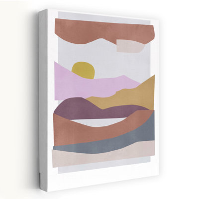 Contemporary Art Abstract Contemporary Geometric Landscape Nature Art