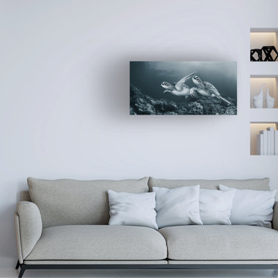 Art mural sur toile tendue - "Twin Dance" Andrey Narchuk pour décoration de salon, de chambre à coucher ou de bureau - 16 x 32