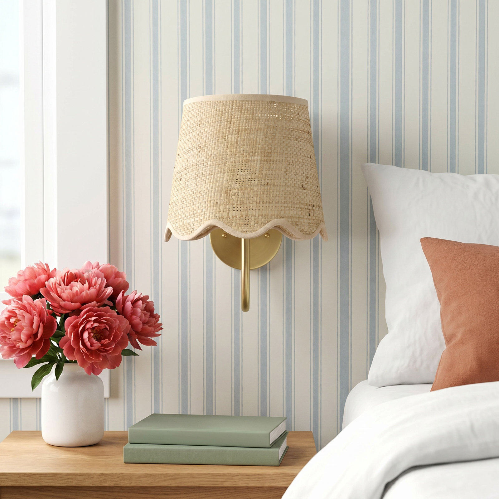 Dashiyah Single Light Dimmable Swing Arm Sconce, Gold