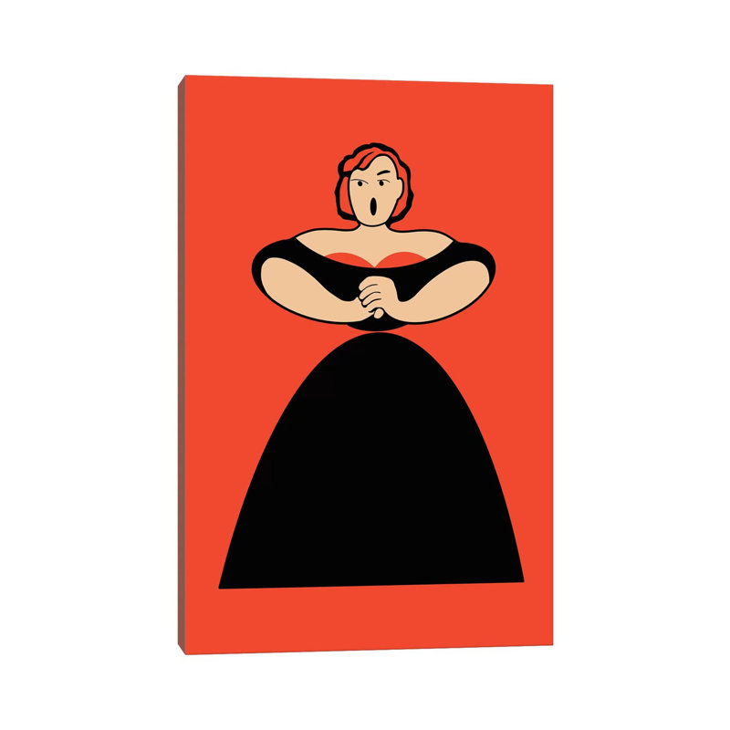 The Singer by Mark Rogan - Wrapped Canvas Print, 20.32 cm H x 30.48 cm W