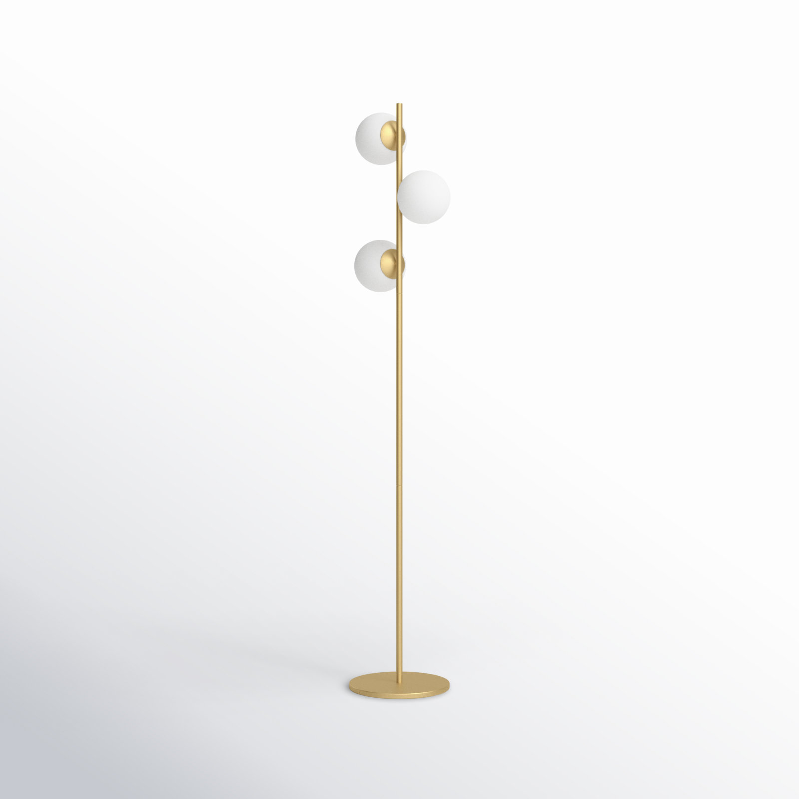 Dianna 64'' Floor Lamp, Gold