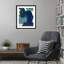 «Green Fields 1» par Ishita Banerjee, impression sur bois encadrée-101166478
