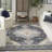 Nourison Essentials Persian Navy Indoor/Outdoor Area Rug-1071020677