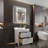 Solid wood Modern Freestanding Single Sink Bathroom Vanity with Engineered Marbl Top-1630363947-1630363942