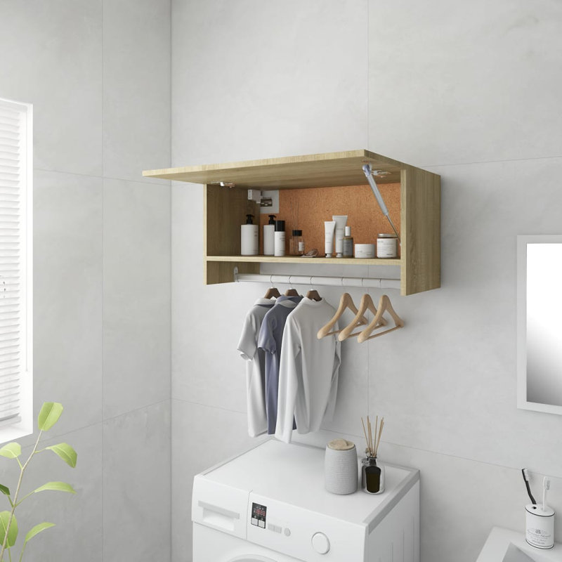 Armoire de rangement pour vêtements vidaXL, H 13,8 po x l 27,6 po x P 12,8 po, Chêne sonoma