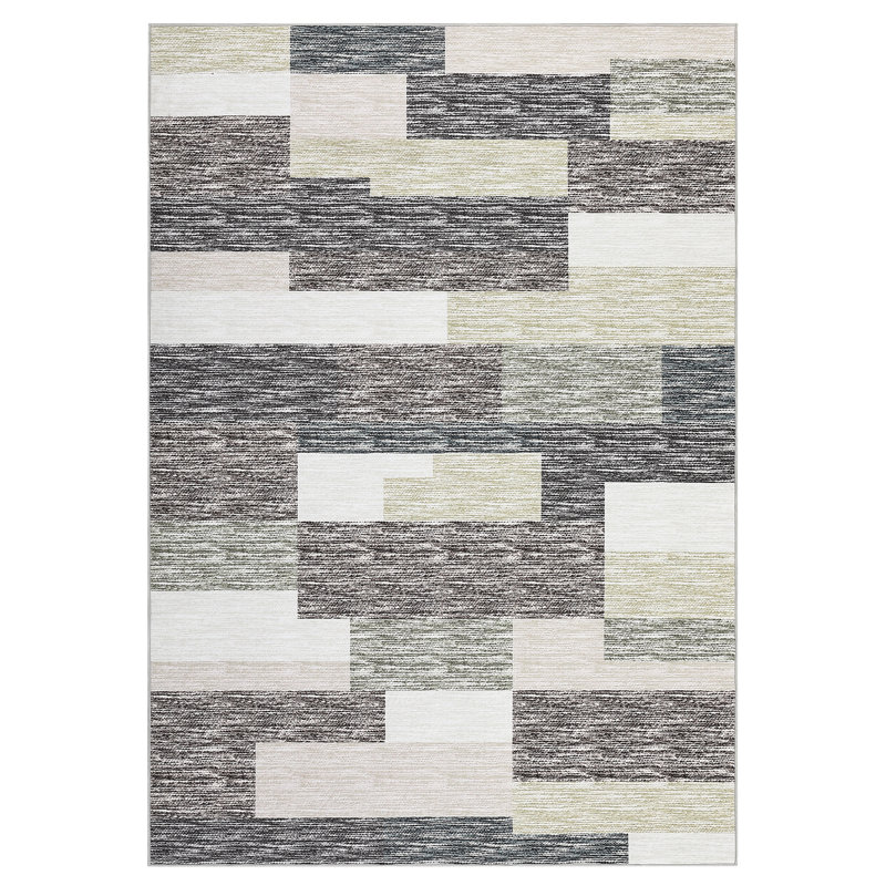 Area Rugs Washable Rug Non Slip Rug Modern Floral Carpet Rugs for Living Room Bedroom Dining Room Office, Rectangle 10' x 13'