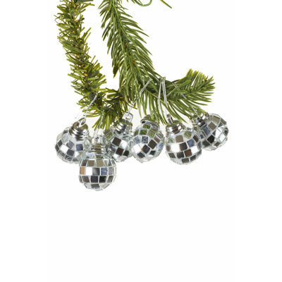 Cadeau cadeau boule disco argentée