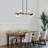 8 Light  Glass Mid Century Chandelier-947264661