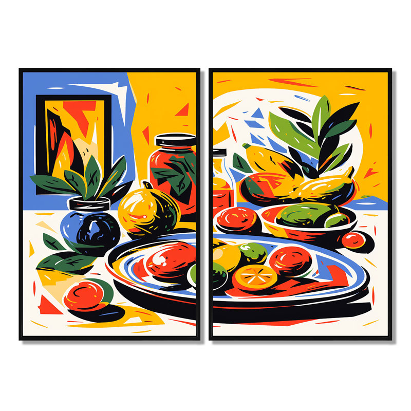 Impression sur toile Guacamole, Impression encadrée flottante, Noir, H 36 po x l 48 po