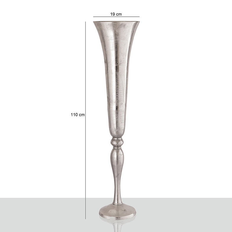 Newfields Handmade Glass Table Vase, 110cm H x 19cm W x 19cm D