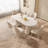 Abishan 62.99" Modern Rectangle Cream White Dining Table for 8 People-201815937-210642518