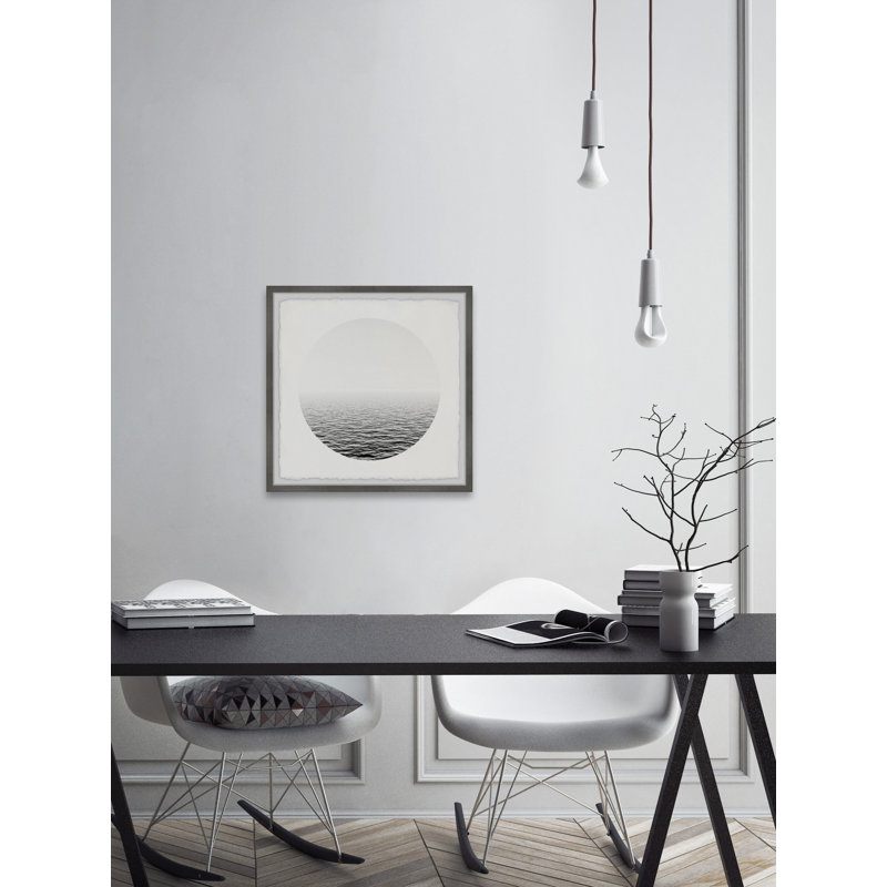 Grey Light - Single Picture Frame Print, 45cm H x 45cm W x 3.81cm D