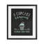 «Cupcake Is Happiness with Icing», reproduction sous verre encadrée, design par lettré et doublé-1292146772-1292146778