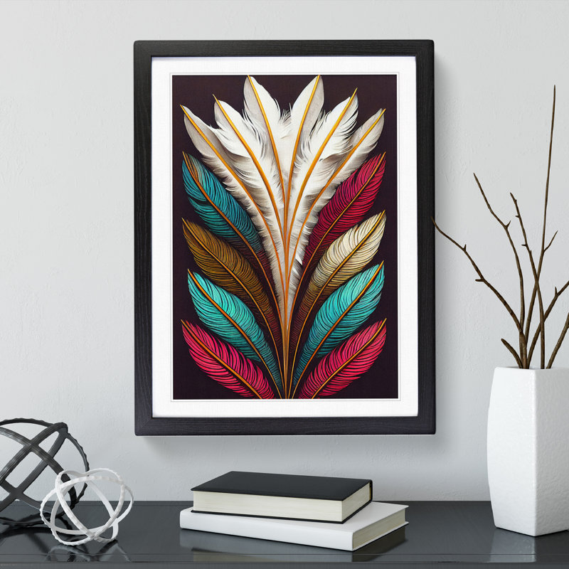 XC1022-3690X Pristine Feathers - Wrapped Canvas Print, Wrapped Canvas, 50cm H x 35cm W