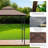 Grill Gazebo with Double Roof