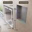 Armoire à pharmacie DEL 30 po x 36 po avec miroir, éclairage double DEL avant et arrière, armoire en aluminium antibuée-1709291970