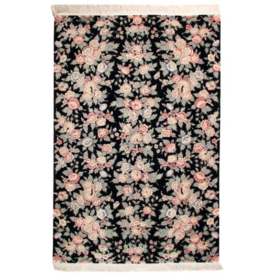 Via Como - 'Fiori Chinese 2' Rug - Size 6'7" X 9'10"