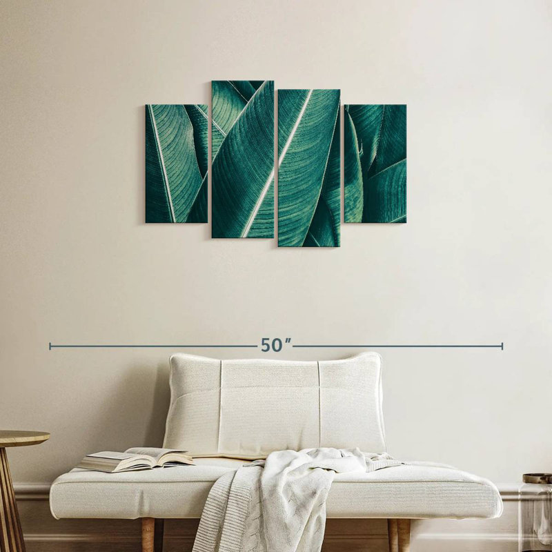 Captures de feuilles de bananier Harnek, H 22 po x l 36 po