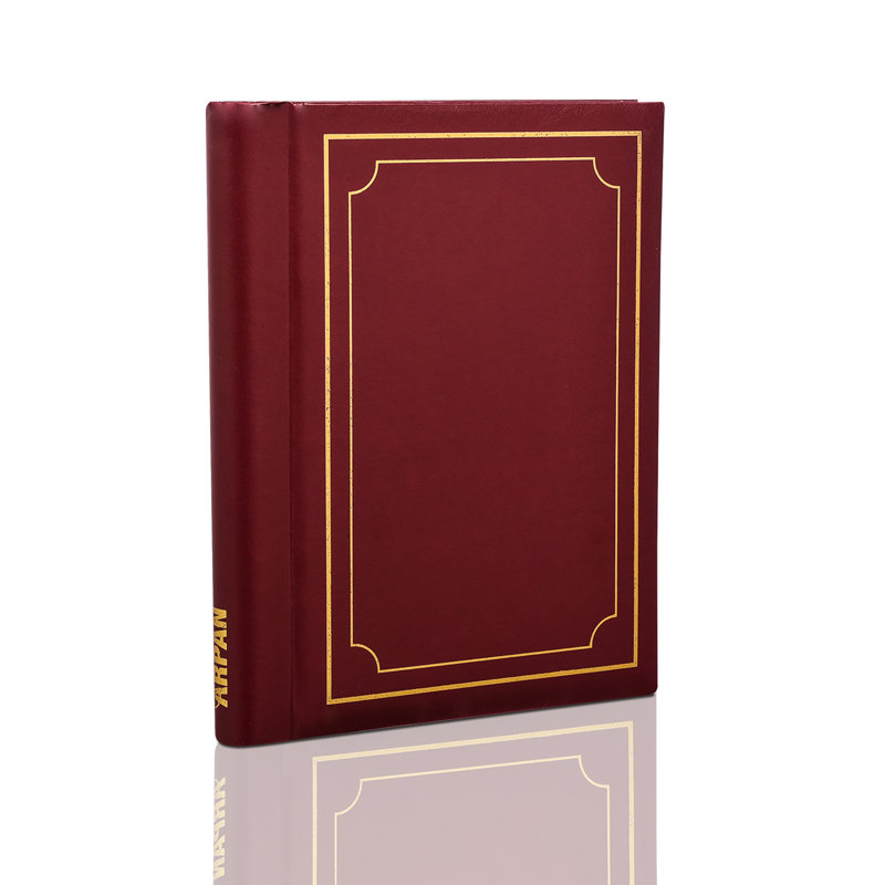 Cardboard No Subject Album, Burgundy