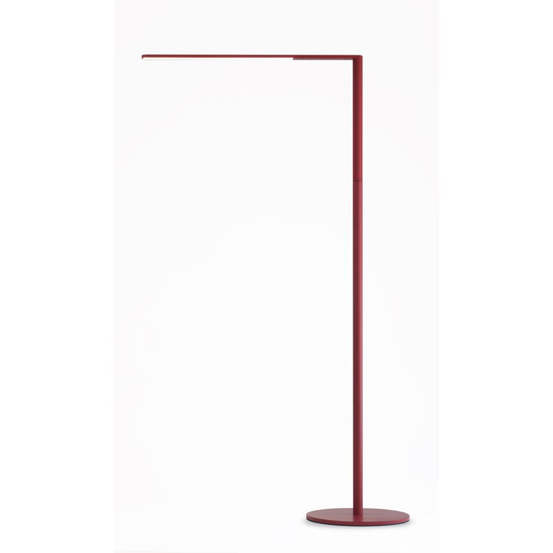 Lampe de travail DEL sur pied 52,05 "Lady7, Rouge mat