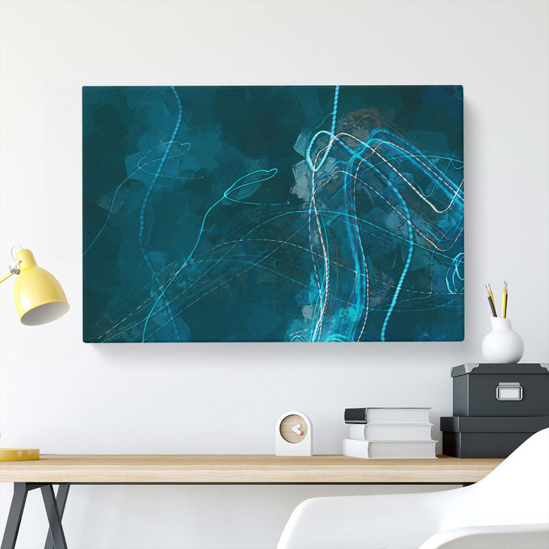 Without You In Abstract - Wrapped Canvas, 60cm H x 91cm W x 3cm D