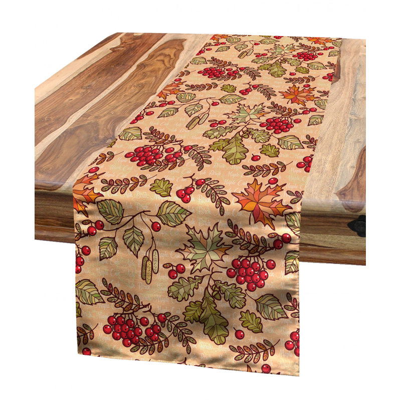 Nature Table Runner, 90" L x 16" W