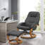 Adrienna Ergonomic Executive Office Reclining Chair with Footstool-1045935675