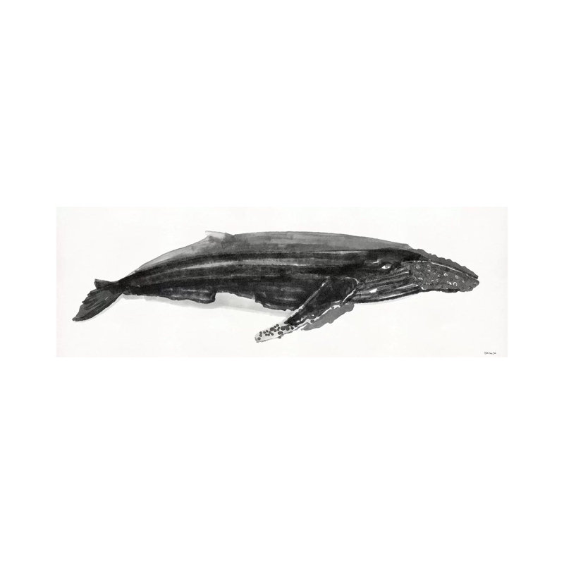 Grey Whale II - Wrapped Canvas Panoramic Print, 152.4 cm H x 50.8 cm W x 1.91 cm D