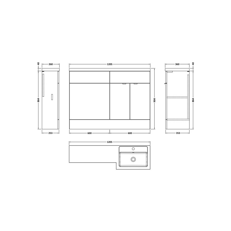 Bathroom Furniture Suite