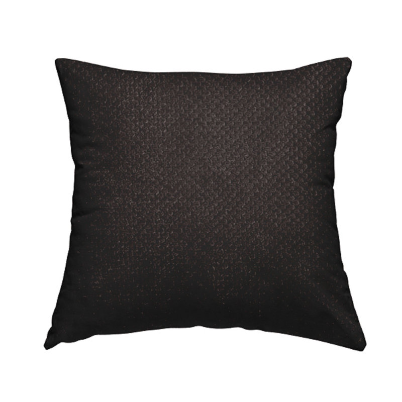 Erihanna Square Throw Cushion, Chocolate, 55cm H x 55cm W x 5cm D