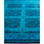 Overdyed Hand-Knotted Wool Modern-Contemporary Blue Area Rug 10' 3" x 15' 1"