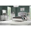 Lit en tissu et finition platine Maverick-1301212595