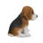 Sitting Beagle Puppy Statue