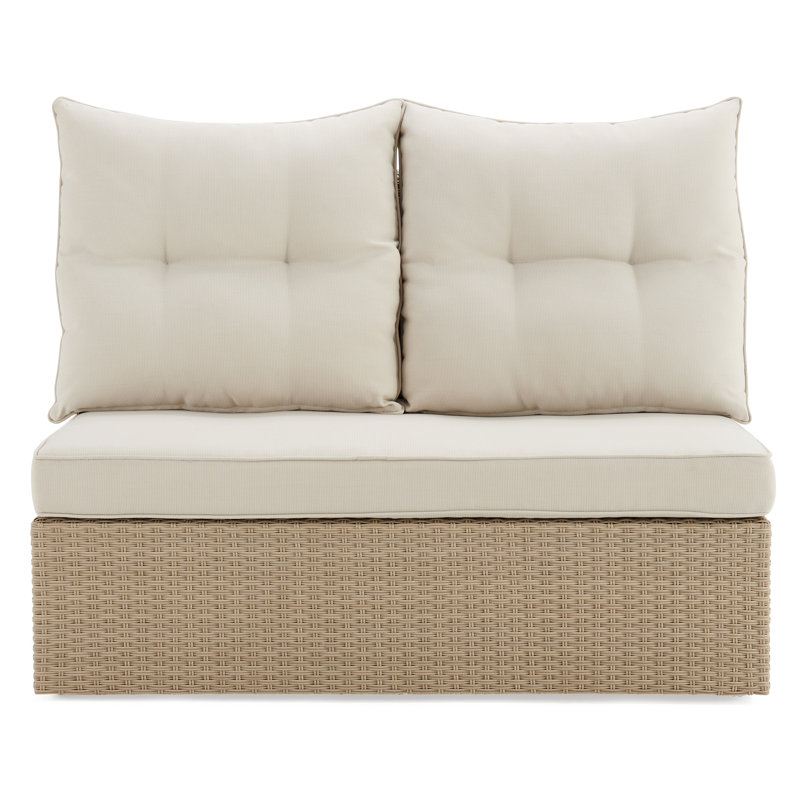 116.84cm Wide Loveseat with Cushions