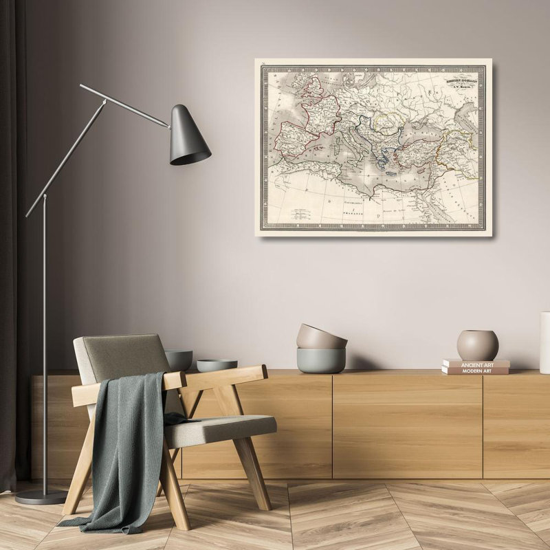Red Red Barrel Studio®, art sur toile tendue avec la galerie Monin: Europe Roman Empire, Monin, H 19 po x l 24 po