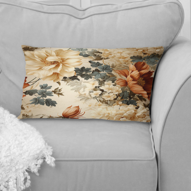 Floral Throw Pillow