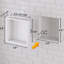 Niche de douche encastrée en acier inoxydable-1150085894