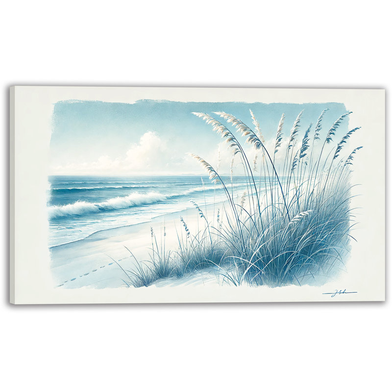 "Coastal Calm", impression sur toile tendue, H 24 po x l 42 po